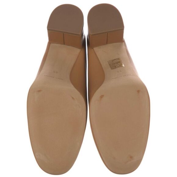 SZ 9.5M Everlane “The Day” Made in Italy Genuine Leather Heeled Mule in Tan - Picture 9 of 9